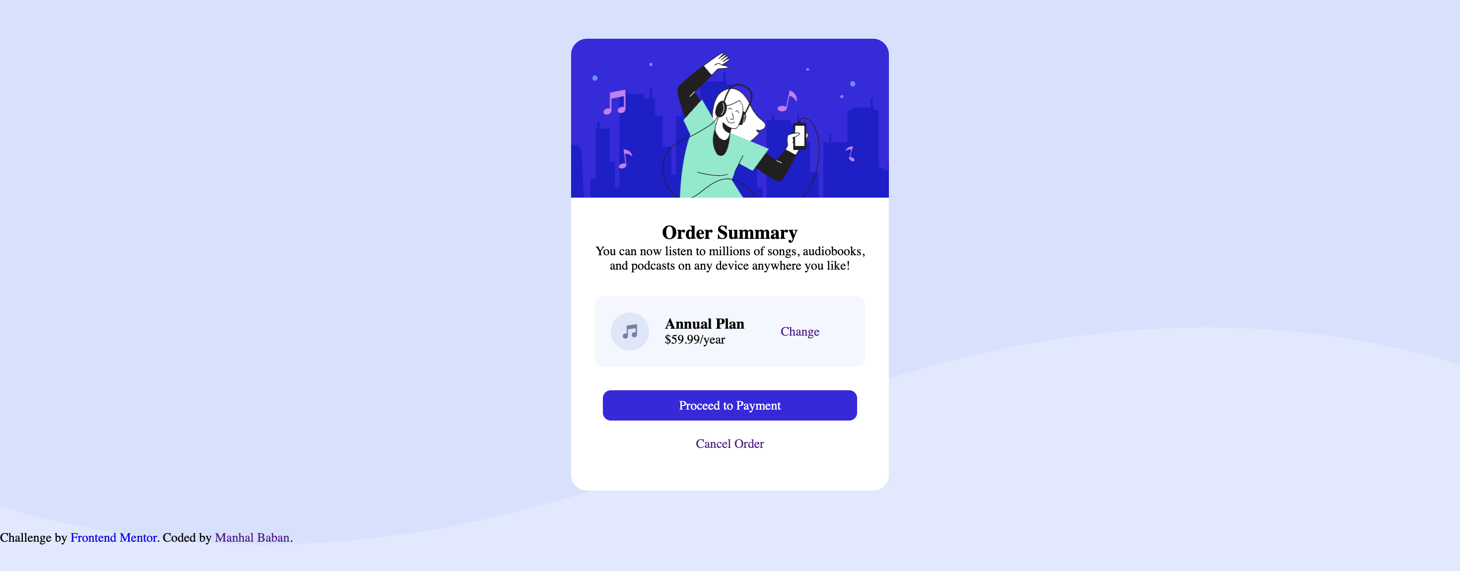 Order-Summary component